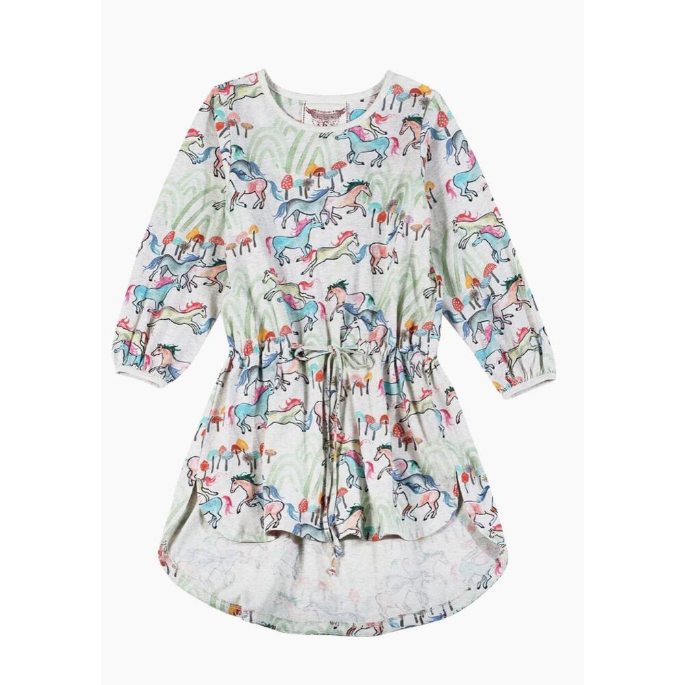 Paper Wings Wild Rainbow Horses Dress Tunic